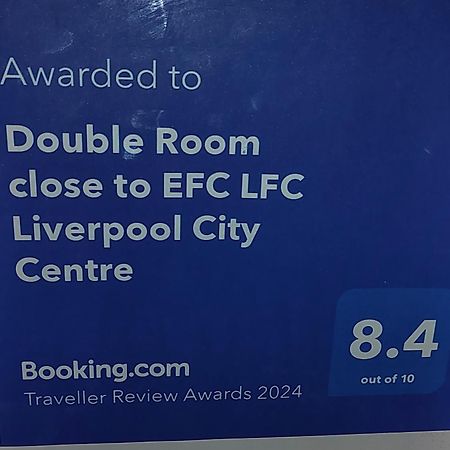Double Room Close To Efc Lfc Liverpool City Centre Buitenkant foto